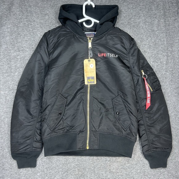 Alpha Industries MA1 Natus Bomber Flight Jacket Life Itself Movie Set CREW, M - Picture 1 of 16